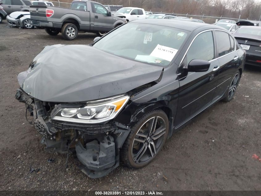 2017 HONDA ACCORD SPORT - 1HGCR2F63HA038503