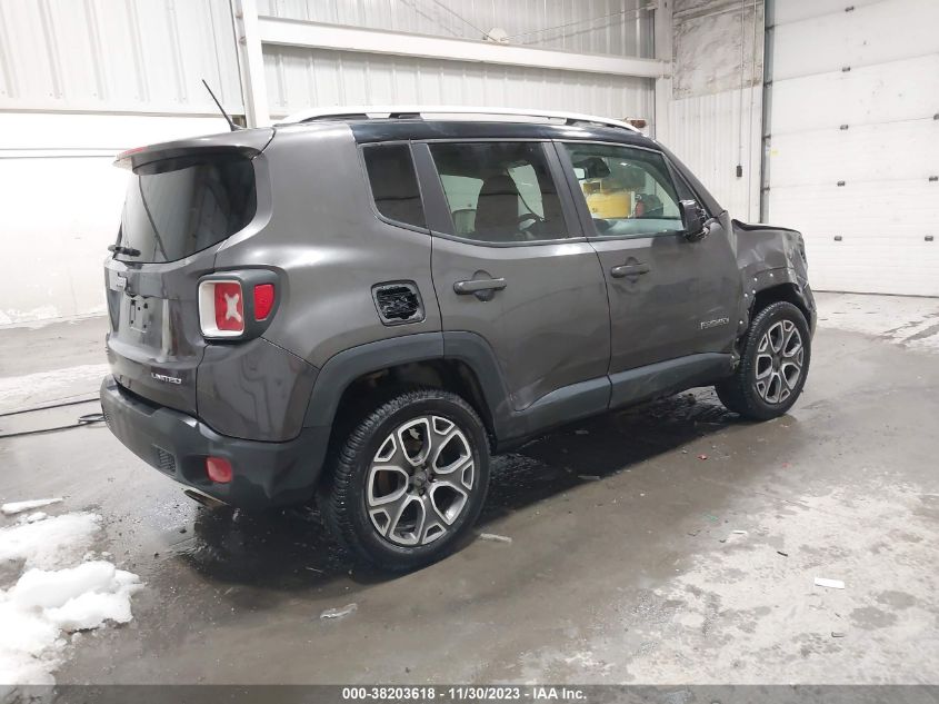 2016 JEEP RENEGADE LIMITED - ZACCJBDT8GPD35568