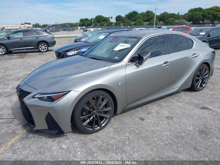 VIN JTHGZ1B26M5038977 2021 LEXUS IS 350 F SPORT
