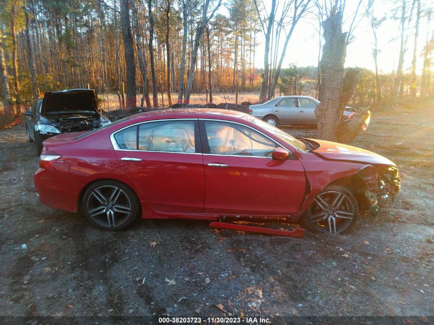 2016 HONDA ACCORD - 18GCR2F54GA031971