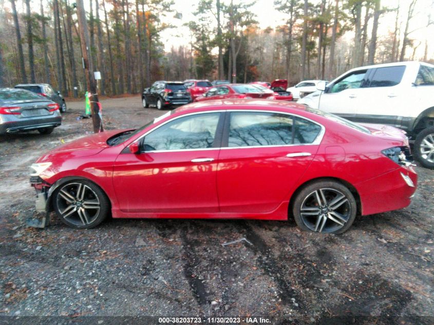 2016 HONDA ACCORD - 18GCR2F54GA031971