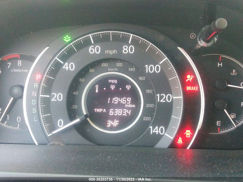 2016 HONDA CR-V EXL - 2HKRM3H79GH532536