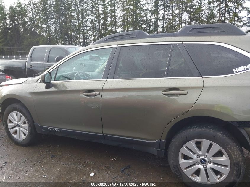 2015 SUBARU OUTBACK 2.5I PREMIUM - 4S4BSACC3F3341846