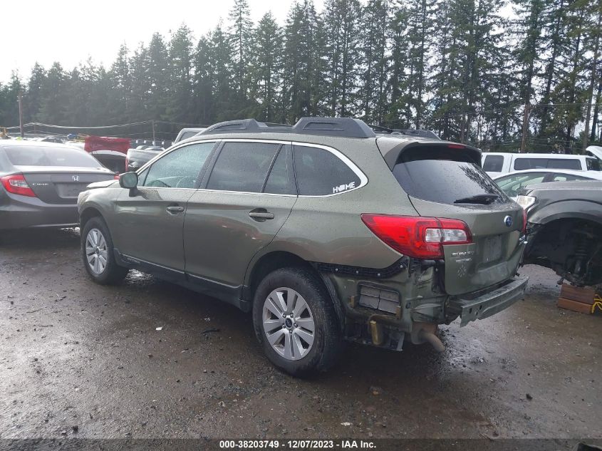 2015 SUBARU OUTBACK 2.5I PREMIUM - 4S4BSACC3F3341846