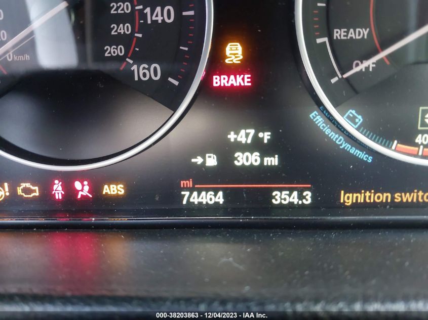 2015 BMW 335I XDRIVE WBA3B9G50FNR99368