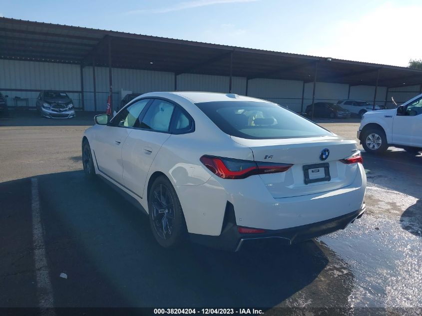 2023 BMW I4 EDRIVE35 - WBY43AW03PFP73783
