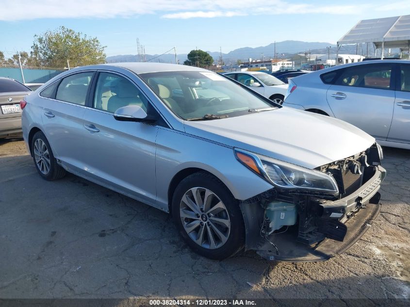 2016 HYUNDAI SONATA 2.4L SPORT - 5NPE34AF4GH404908