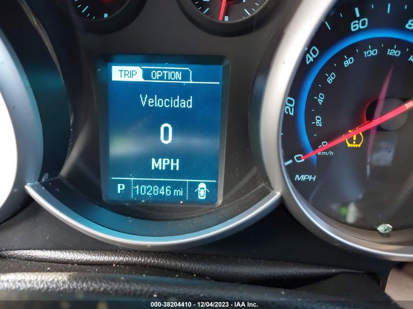 2015 CHEVROLET CRUZE LT - 1G1PE5SB4F7286469