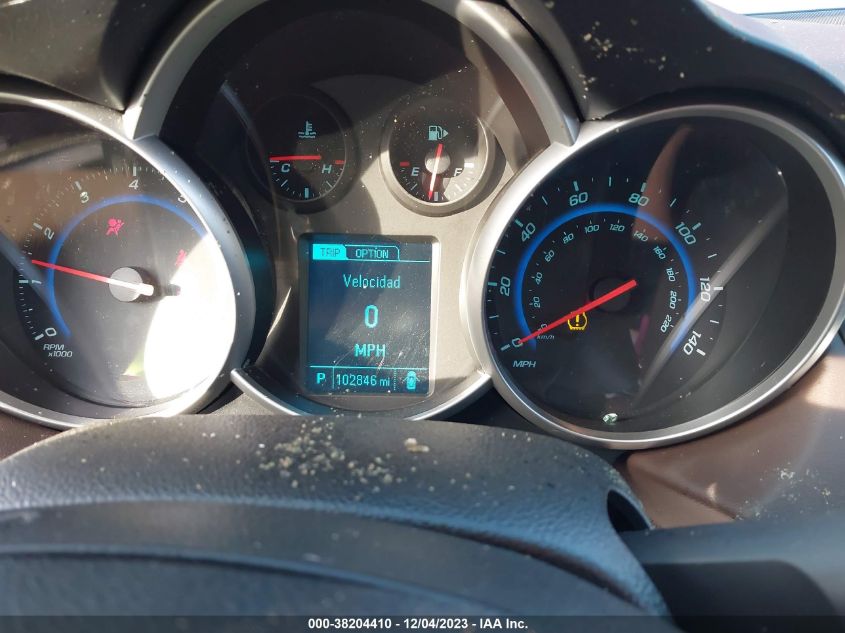 2015 CHEVROLET CRUZE LT - 1G1PE5SB4F7286469