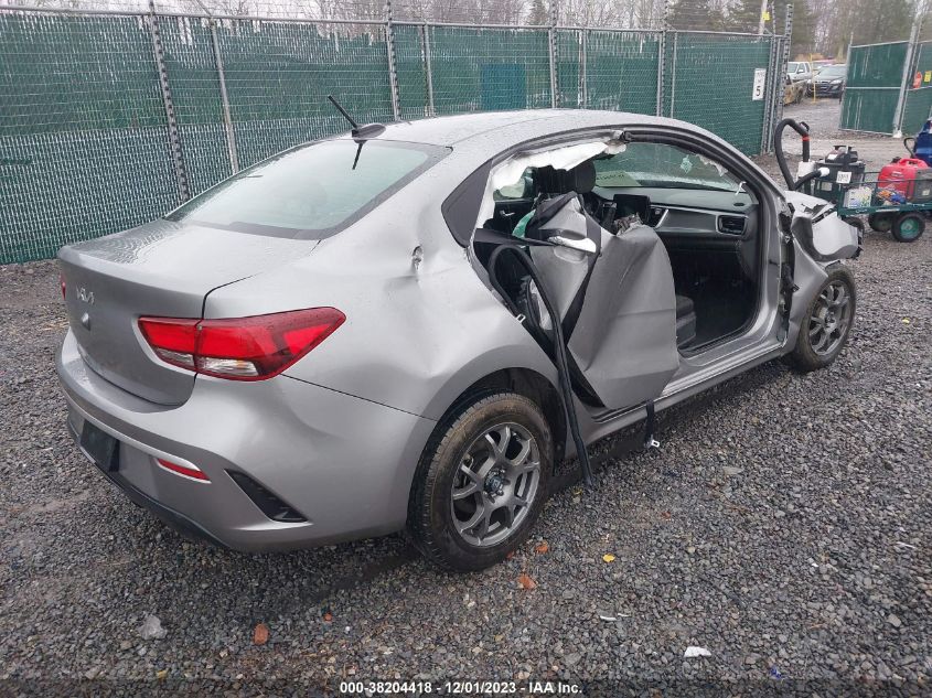 2022 KIA RIO S - 3KPA24AD4NE476886