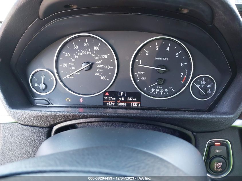 2016 BMW 320I - WBA8A9C53GK617366