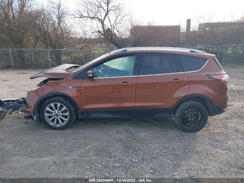 2017 FORD ESCAPE TITANIUM - 1FMCU0JD8HUB20941