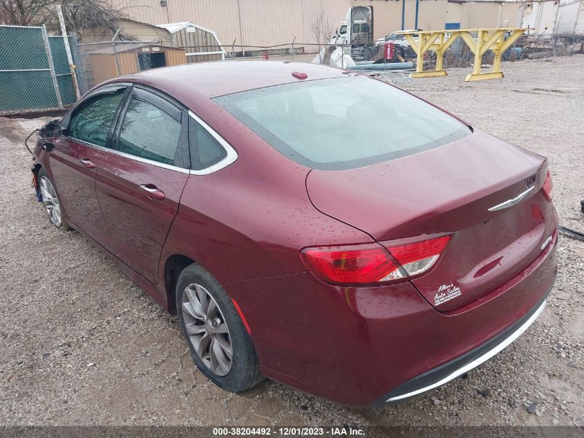2015 CHRYSLER 200 C - 1C3CCCCBXFN531161