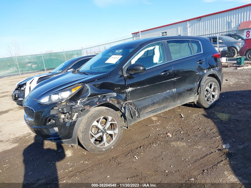 VIN KNDPMCAC7M7872458 2021 KIA SPORTAGE LX