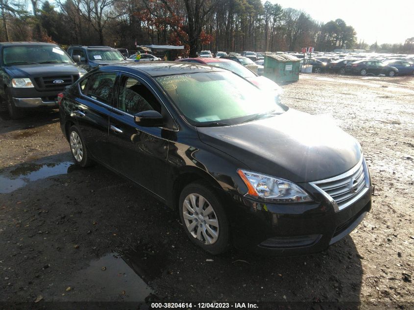 2015 NISSAN SENTRA S/SV/SR/SL - 3N1AB7AP8FY383819