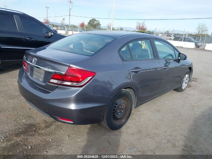 2014 HONDA CIVIC LX - 19XFB2F59EE236728