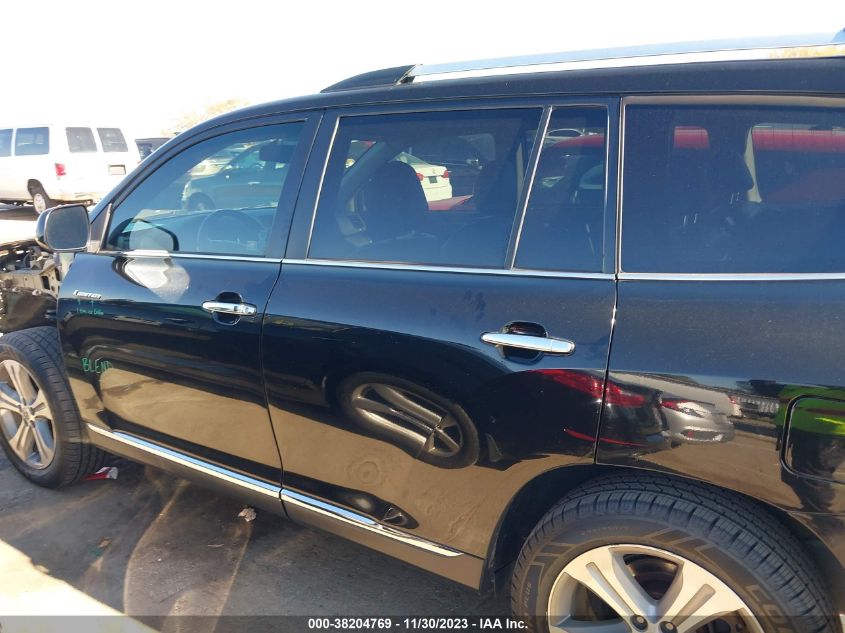2013 TOYOTA HIGHLANDER LIMITED V6 - 5TDYK3EH7DS101987