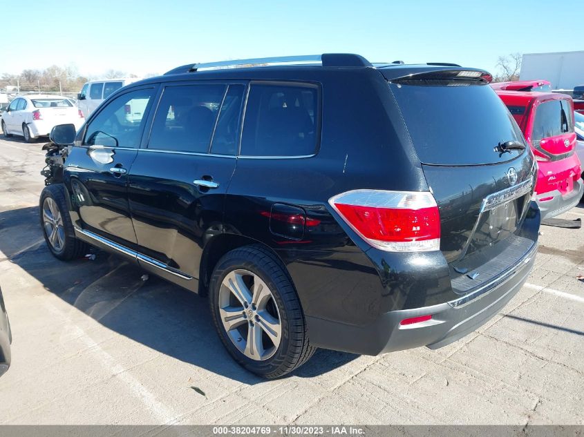 2013 TOYOTA HIGHLANDER LIMITED V6 - 5TDYK3EH7DS101987