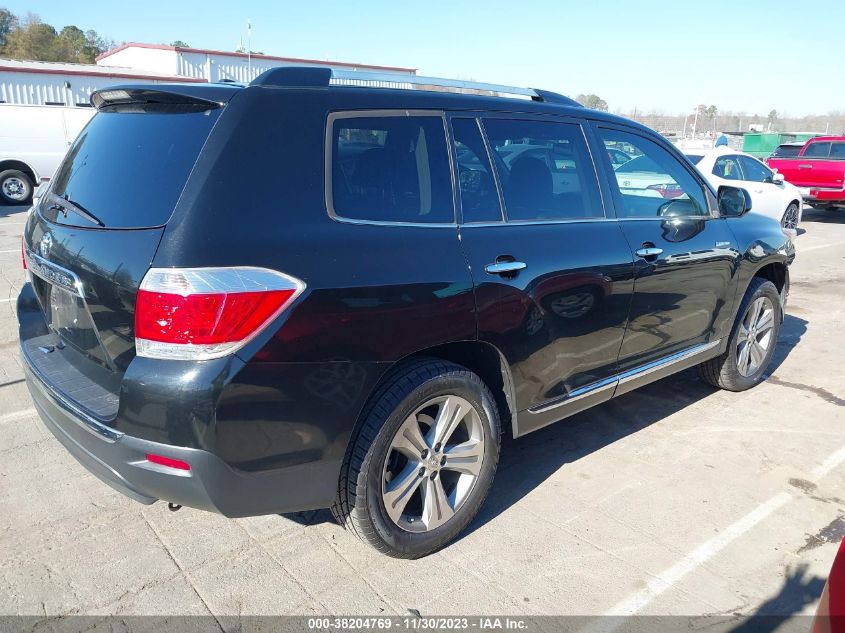 2013 TOYOTA HIGHLANDER LIMITED V6 - 5TDYK3EH7DS101987