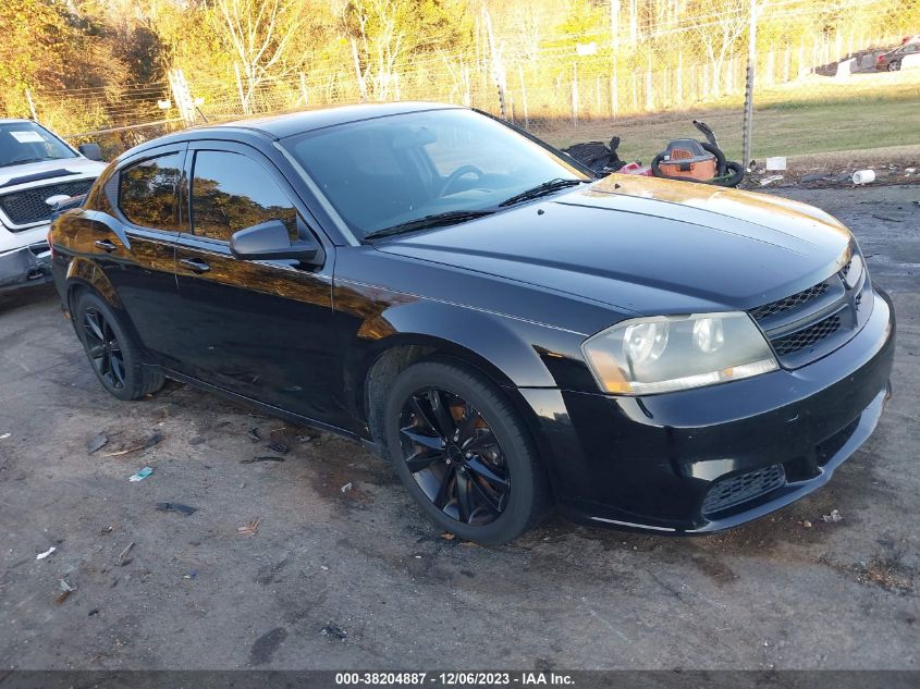 2014 DODGE AVENGER SE - 1C3CDZAG4EN138706