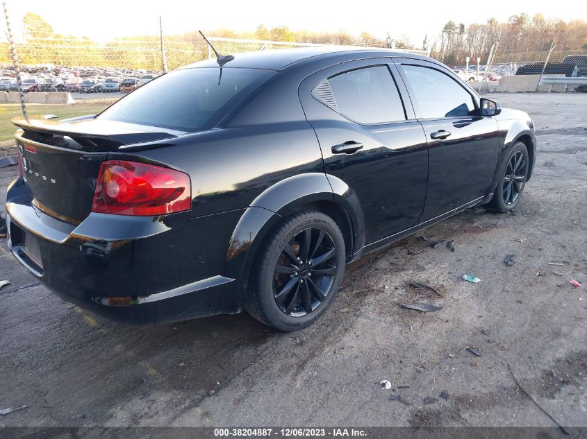 2014 DODGE AVENGER SE - 1C3CDZAG4EN138706