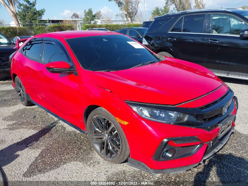 Lot #2544994016 2021 HONDA CIVIC SPORT salvage car