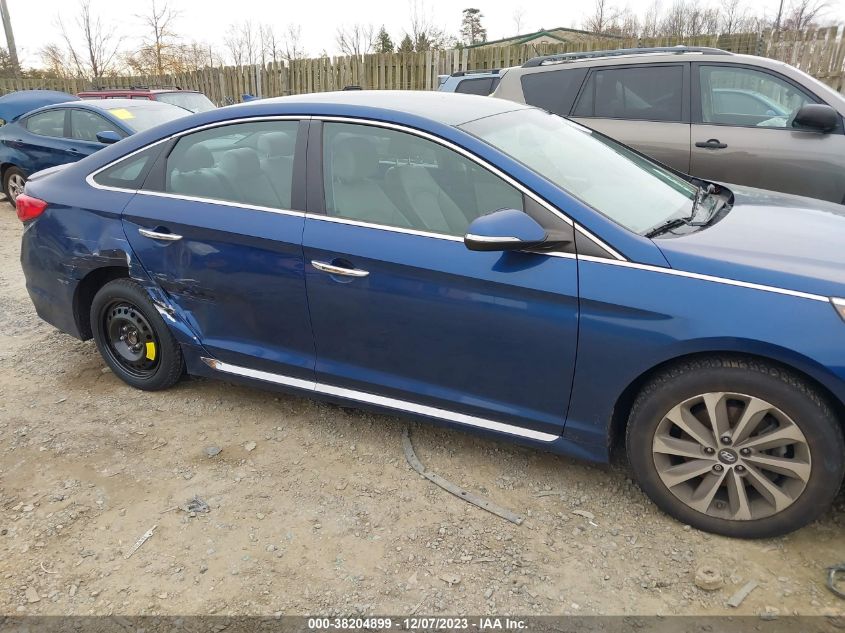 2016 HYUNDAI SONATA SPORT - 5NPE34AF4GH423684