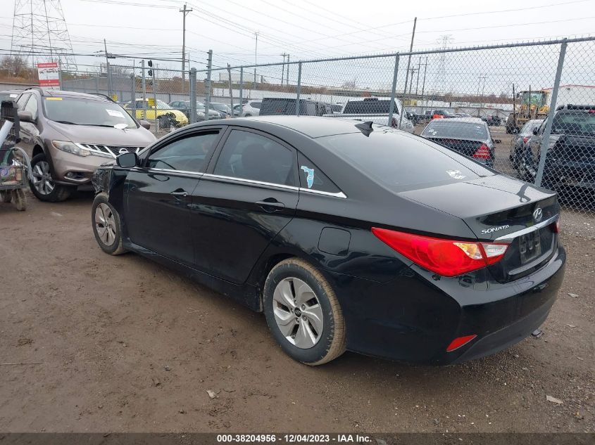 2014 HYUNDAI SONATA GLS - 5NPEB4ACXEH820371