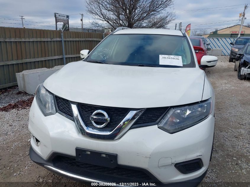 2016 NISSAN ROGUE S/SL/SV - KNMAT2MV3GP711528