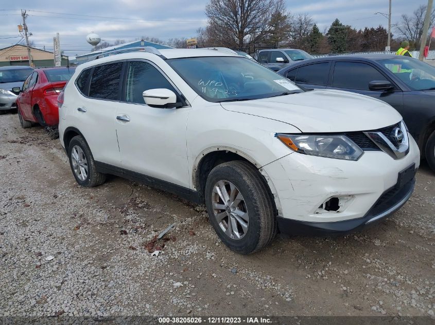 2016 NISSAN ROGUE S/SL/SV - KNMAT2MV3GP711528