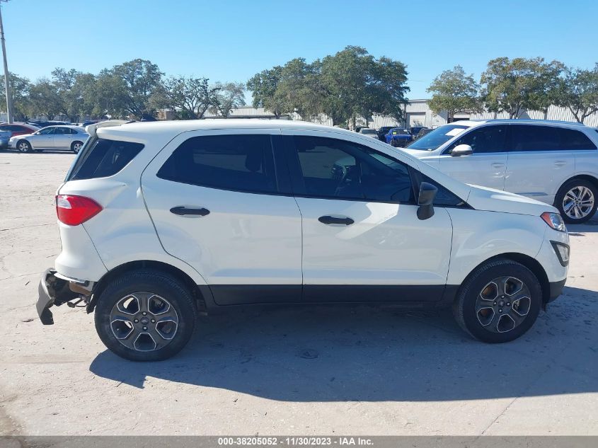 2020 FORD ECOSPORT S - MAJ3S2FE0LC391925