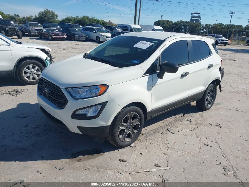 2020 FORD ECOSPORT S - MAJ3S2FE0LC391925