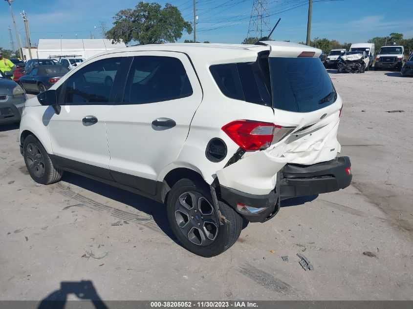 2020 FORD ECOSPORT S - MAJ3S2FE0LC391925