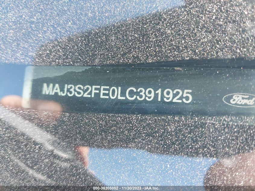 2020 FORD ECOSPORT S - MAJ3S2FE0LC391925