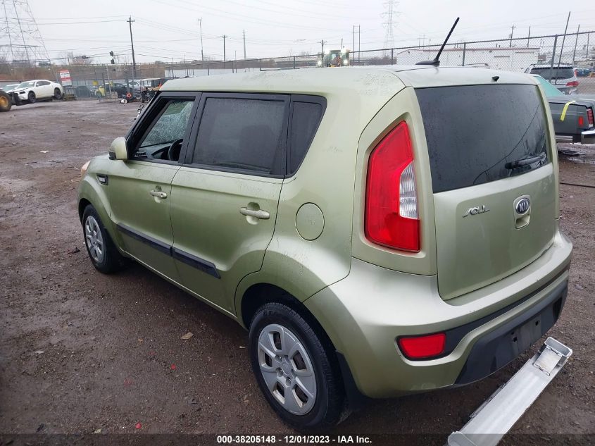 2013 KIA SOUL BASE - KNDJT2A56D7526549