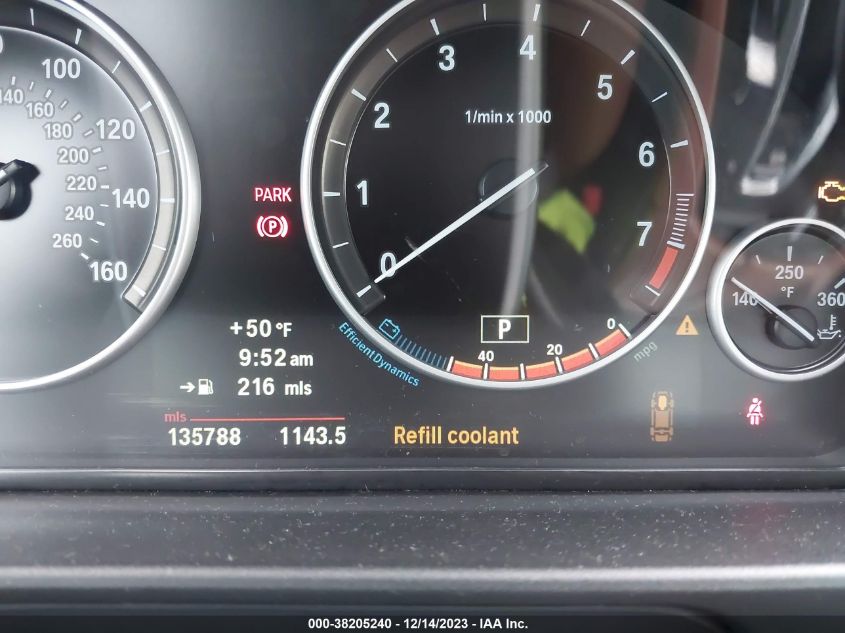 2013 BMW 528I XDRIVE - WBAXH5C50DDW14912