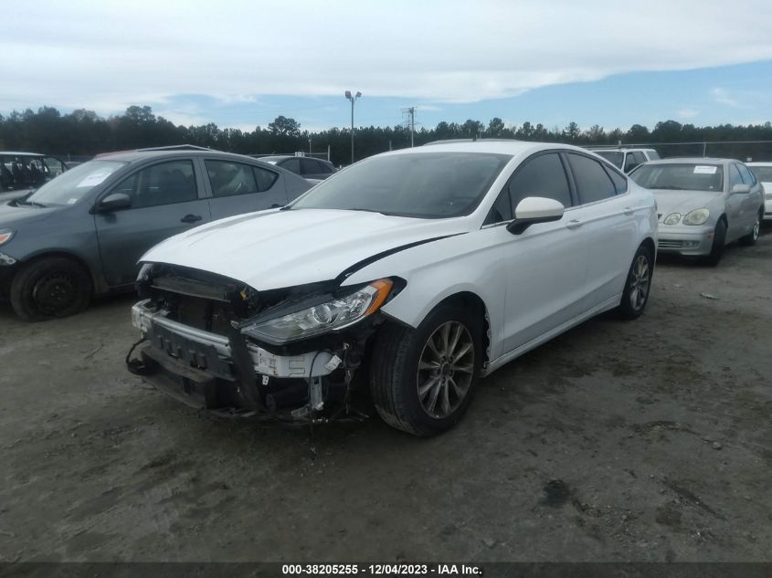 2017 FORD FUSION SE - 3FA6P0HDXHR153287