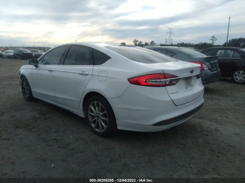 2017 FORD FUSION SE - 3FA6P0HDXHR153287