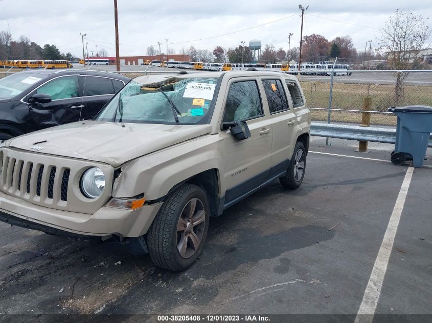 2017 JEEP PATRIOT LATITUDE - 1C4NJPFA2HD118860