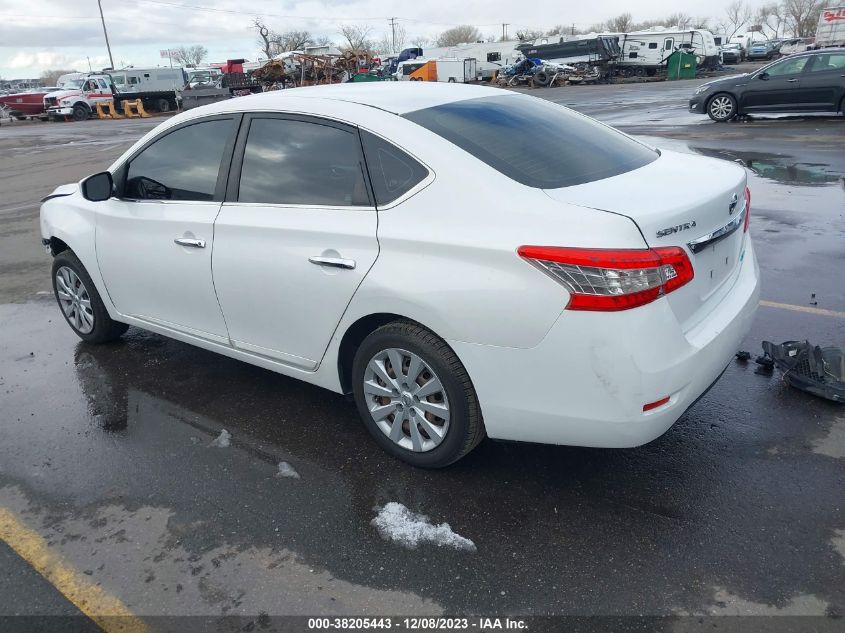 2014 NISSAN SENTRA SV - 3N1AB7APXEL662989