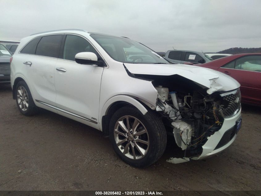 5XYPKDA5XHG232508 KIA SORENTO 3.3L SXL 2017
