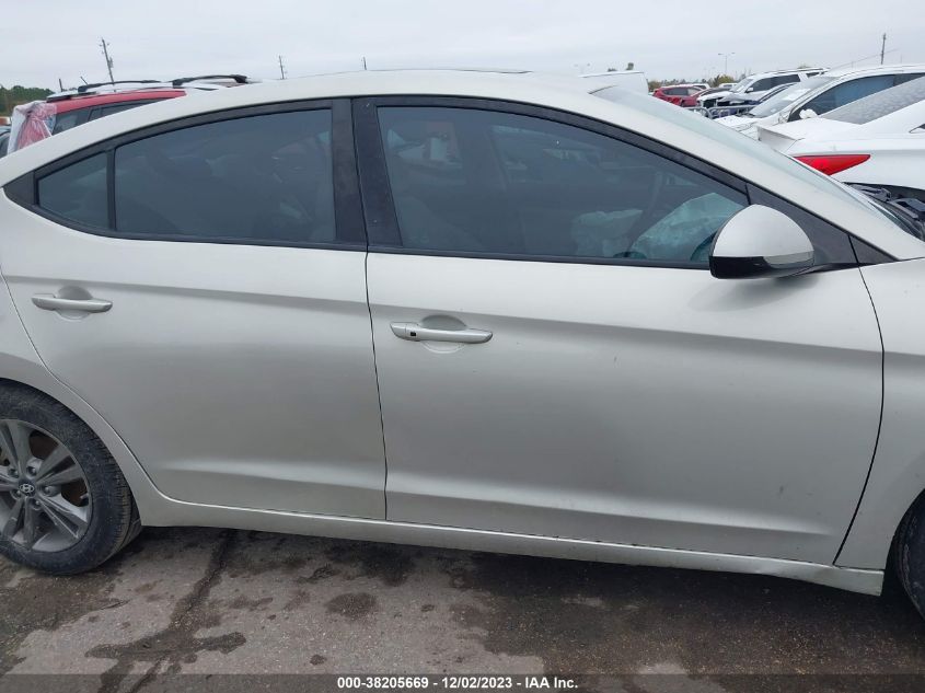 2018 HYUNDAI ELANTRA SEL/VALUE/LIMITED - 5NPD84LF7JH255766