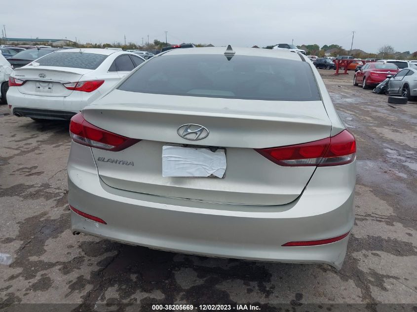 2018 HYUNDAI ELANTRA SEL/VALUE/LIMITED - 5NPD84LF7JH255766