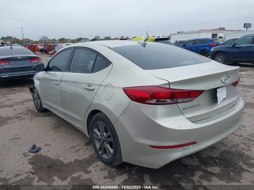 2018 HYUNDAI ELANTRA SEL/VALUE/LIMITED - 5NPD84LF7JH255766