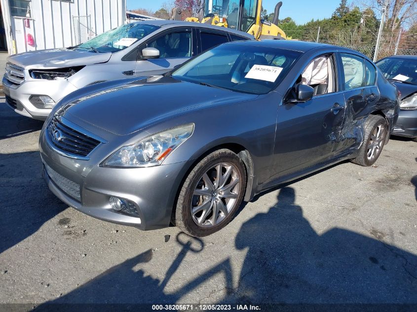 2013 INFINITI G37X - JN1CV6ARXDM757469