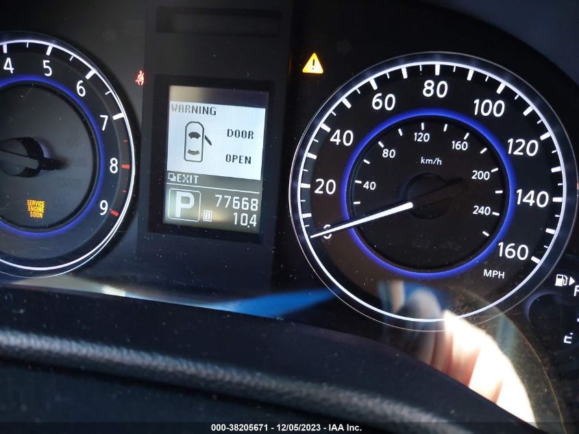 2013 INFINITI G37X - JN1CV6ARXDM757469