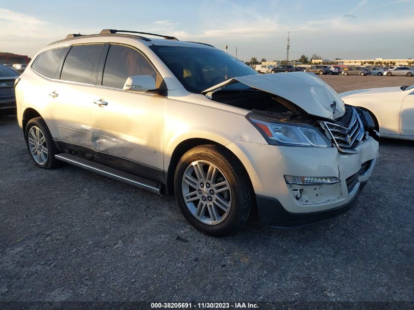 2015 CHEVROLET TRAVERSE LT - 1GNKRGKD5FJ335322