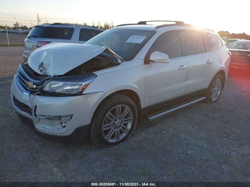 2015 CHEVROLET TRAVERSE LT - 1GNKRGKD5FJ335322