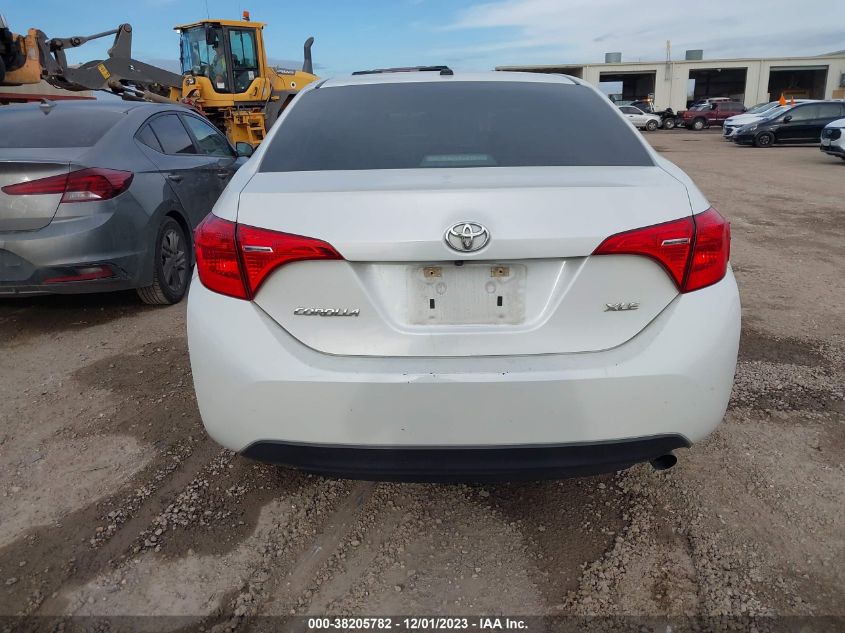 2018 TOYOTA COROLLA XLE - 5YFBURHE4JP760439