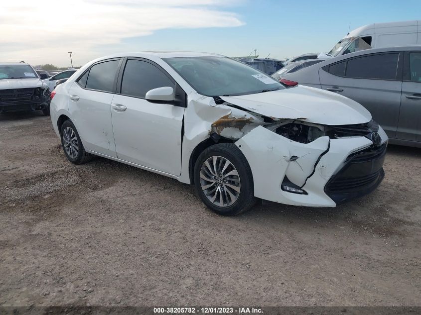 2018 TOYOTA COROLLA XLE - 5YFBURHE4JP760439